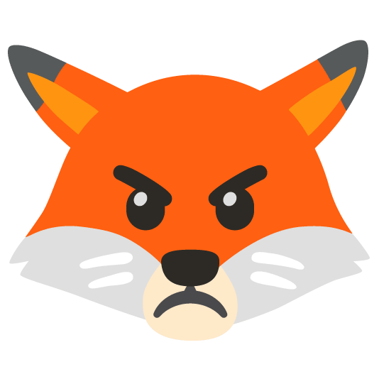 fox face angry