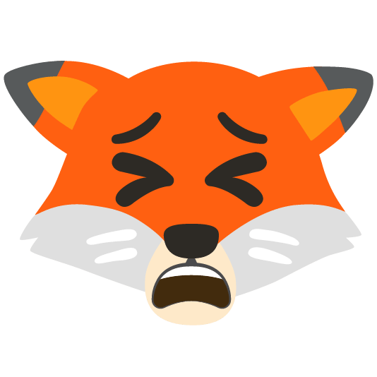 fox face tired face