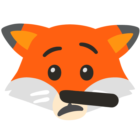 fox face lying face