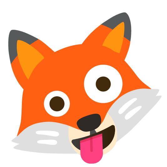 fox face zany face
