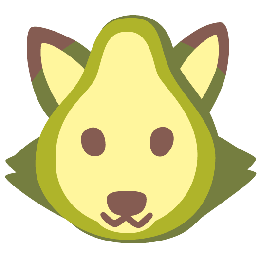 fox face avocado