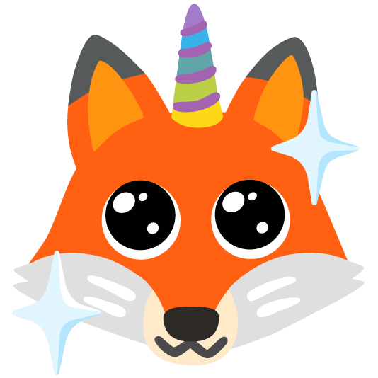 fox face unicorn face
