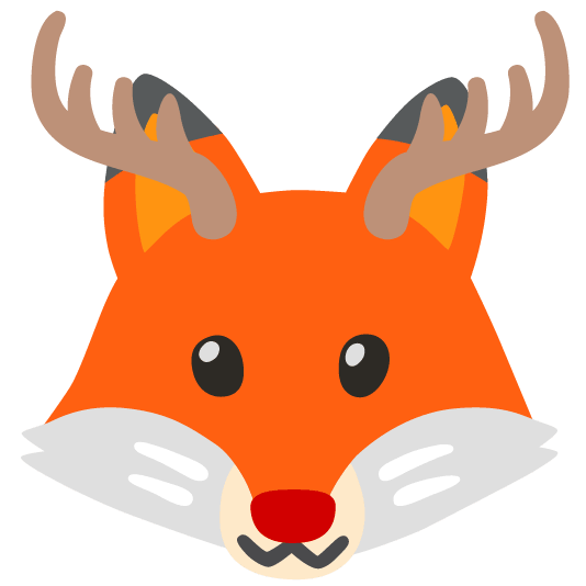 fox face deer