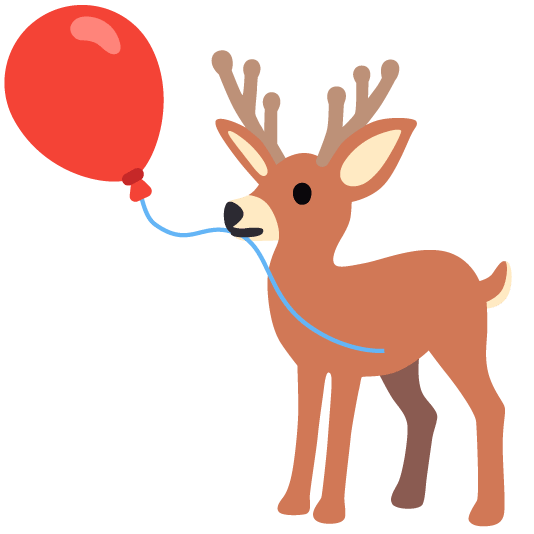 deer balloon