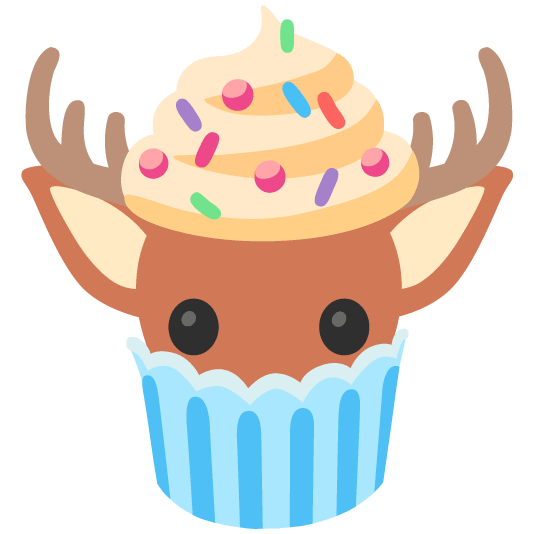deer cupcake