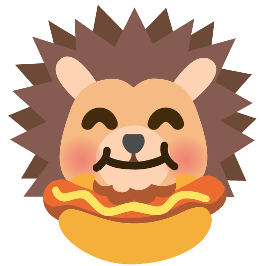hedgehog hotdog