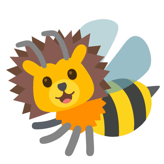 hedgehog bee