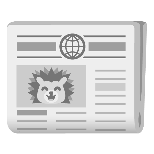 hedgehog newspaper