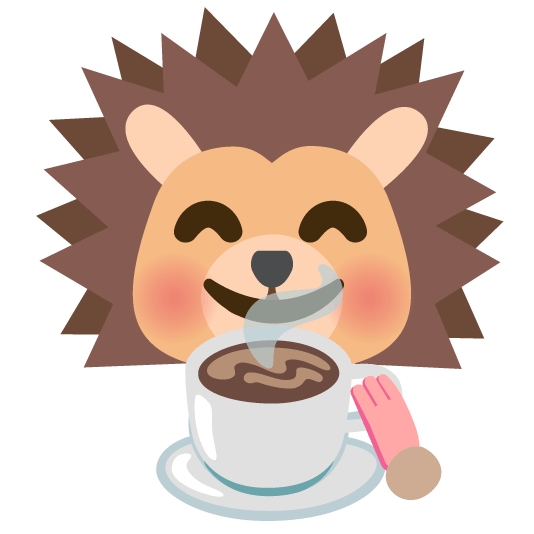 hedgehog coffee
