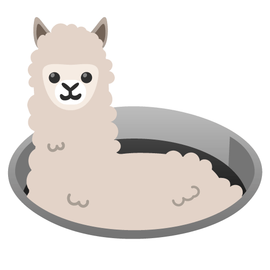 llama hole