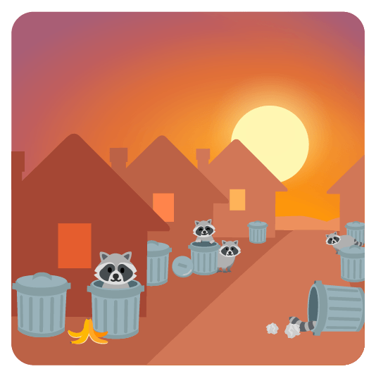 raccoon city sunrise