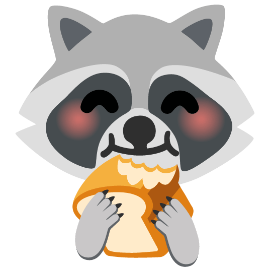 raccoon bread