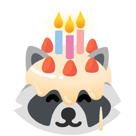 raccoon birthday