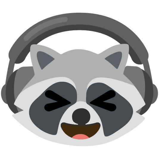 raccoon headphones