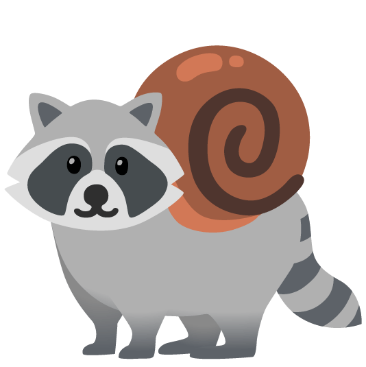 raccoon snail