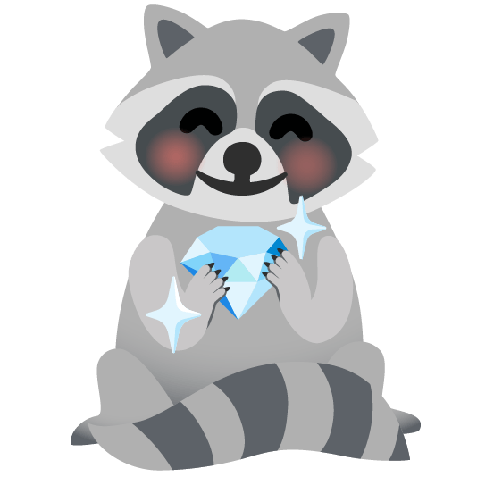 raccoon gem