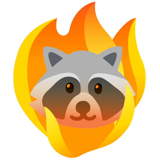 raccoon fire