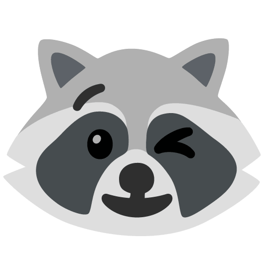 raccoon wink