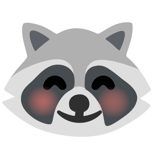 raccoon blush