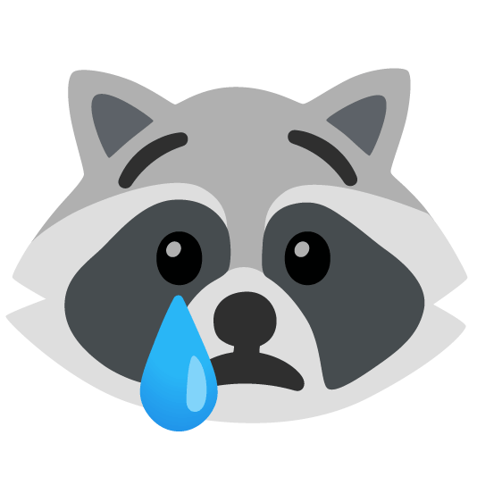 raccoon cry