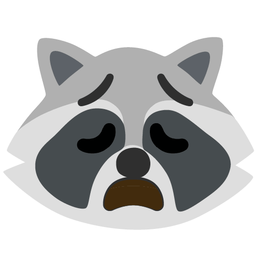 raccoon weary