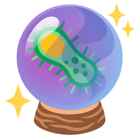microbe crystal ball