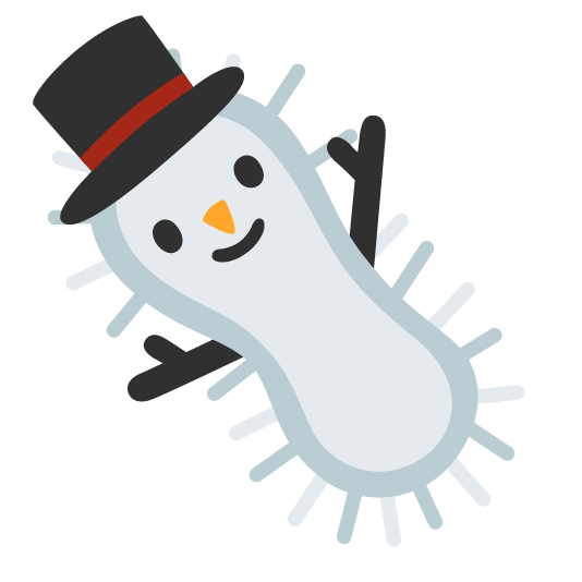 microbe snowman without snow