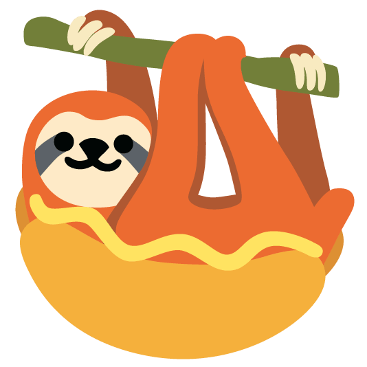 sloth hotdog