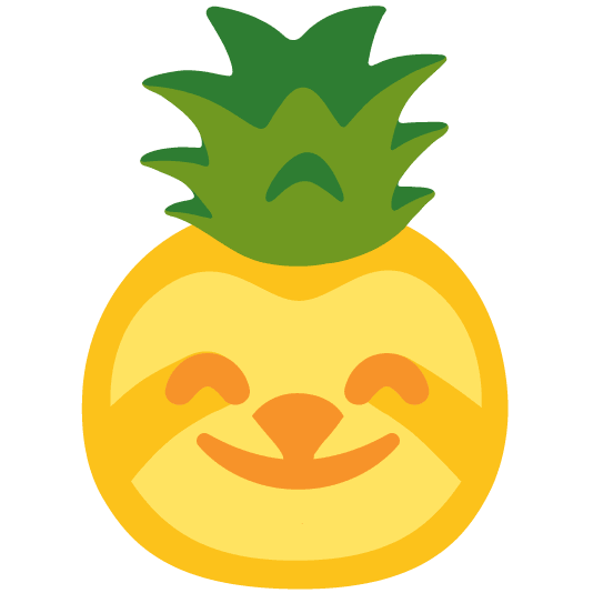 sloth pineapple
