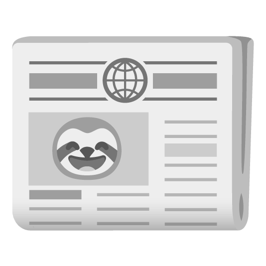 sloth newspaper
