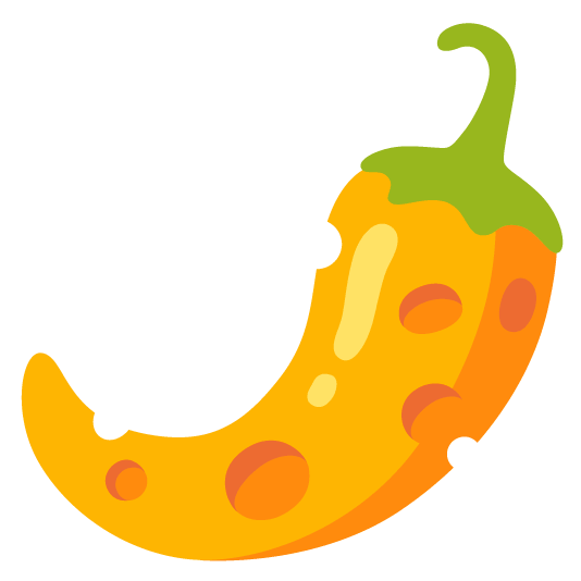 cheese wedge hot pepper