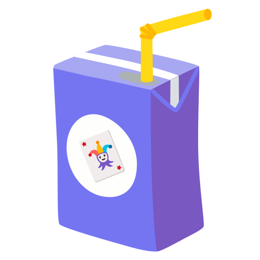 beverage box black joker