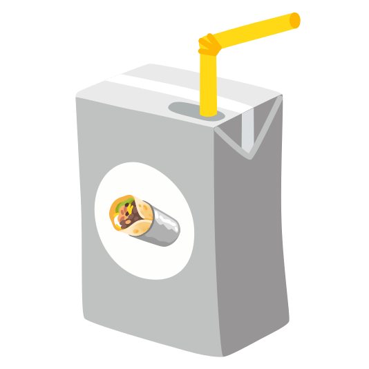 beverage box burrito