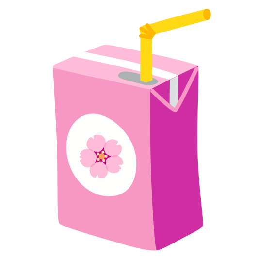 beverage box cherry blossom