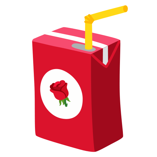 beverage box rose