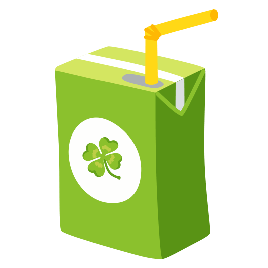 beverage box four leaf clover