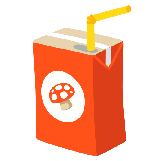 beverage box mushroom