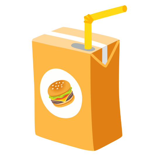 beverage box hamburger