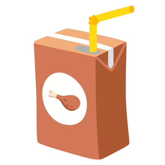 beverage box poultry leg