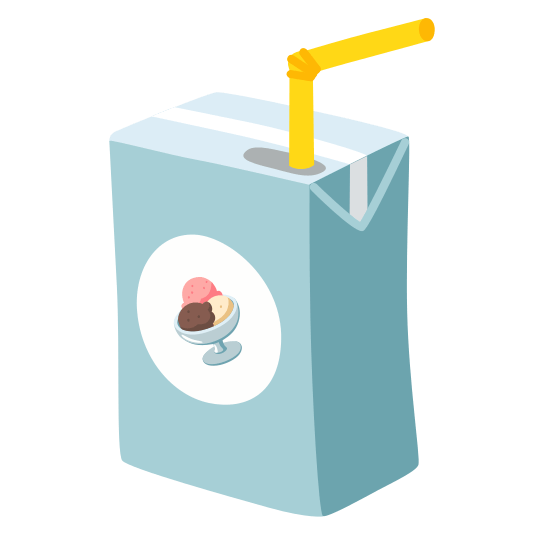 beverage box ice cream