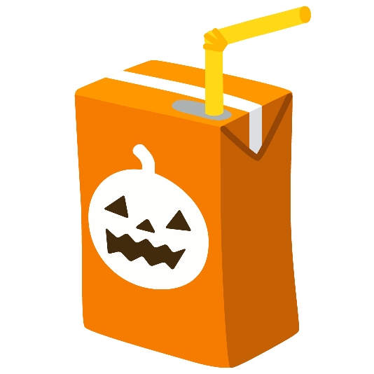 beverage box jack o lantern