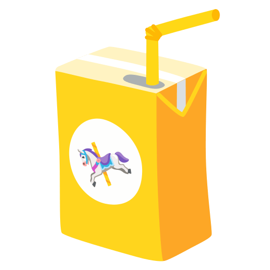 beverage box carousel horse