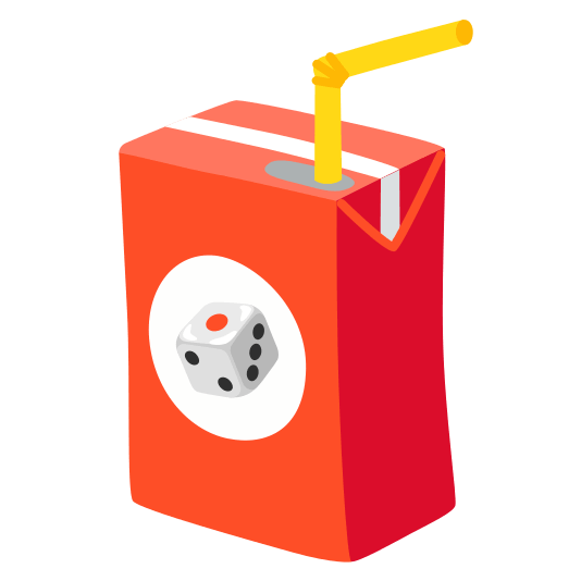 beverage box game die