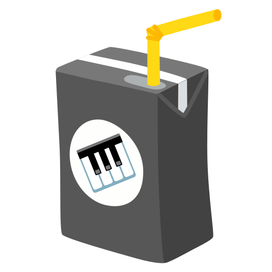 beverage box musical keyboard