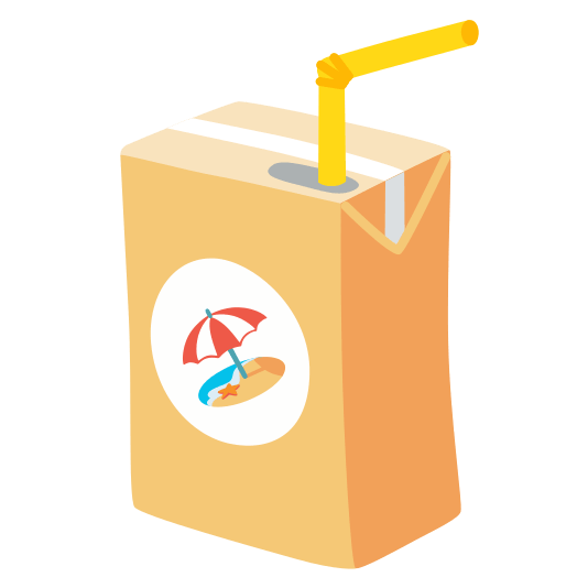 beverage box beach with umbrella