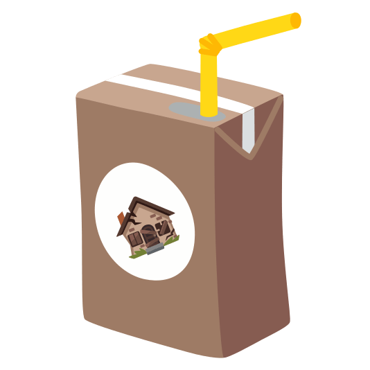 beverage box derelict house building