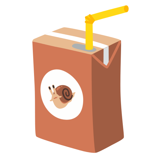 beverage box snail