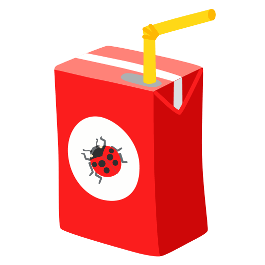 beverage box ladybug