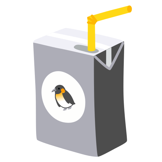 beverage box penguin