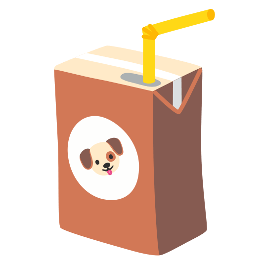 beverage box dog